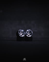 Image 2 of PORSCHE TWISTS - Forged Alloy 1/64 Wheels + Ultra-Thin Tires