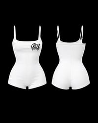 Image 1 of White CM rompers
