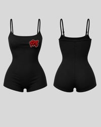 Image 1 of Black CM Rompers 