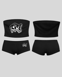 Image 1 of Black CM Crop Tops Sets 