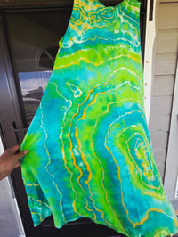 Image 5 of Size XL - XXXL Reverse dyed- geode dress with pockets 