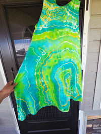Image 1 of Size XL - XXXL Reverse dyed- geode dress with pockets 