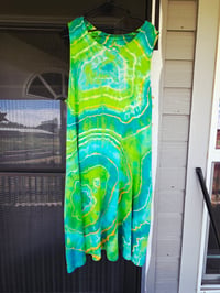 Image 6 of Size XL - XXXL Reverse dyed- geode dress with pockets 