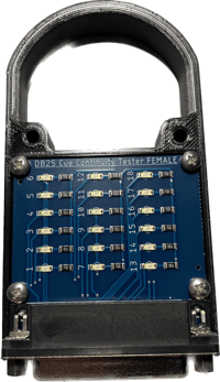 Image 3 of A3 Continuity CUE Tester:  DB25 Male, DB25 FEMALE, 3-RJ45