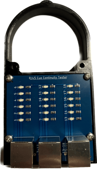 Image 5 of A3 Continuity CUE Tester:  DB25 Male, DB25 FEMALE, 3-RJ45