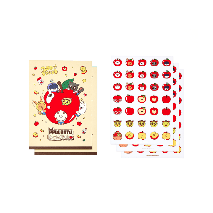 Image of [PRE-ORDER] TXT PPULBATU Goal Tracker Sticker Set (Apple Ver.)