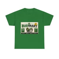 Image 1 of Budmart Graphic Tee — Vintage Cannabis Store Logo T-Shirt