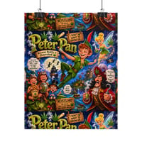 Peter Pan Rolled Poster — Vintage Neverland Movie Art