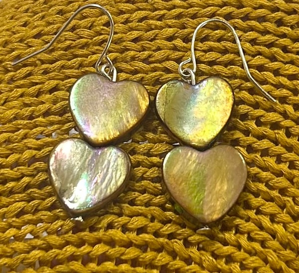 Image of Liquid heart earrings 