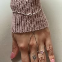 Image 2 of Dainty Sterling Silver Box Bracelet