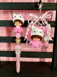 Image 1 of Monchhichi pen or keychain ✨💕
