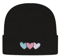 Our Hearts - Embroidered - Knit Beanie - Pre-Order I