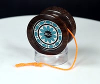 Image 2 of Exotic West African Amazakoue wood yo-yo, #2026-084