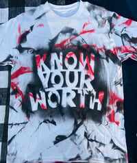 Image 1 of KNOW YOUR WORTH graphic tee