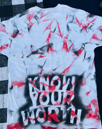 Image 2 of KNOW YOUR WORTH graphic tee