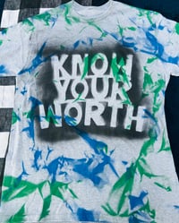 Image 3 of KNOW YOUR WORTH graphic tee