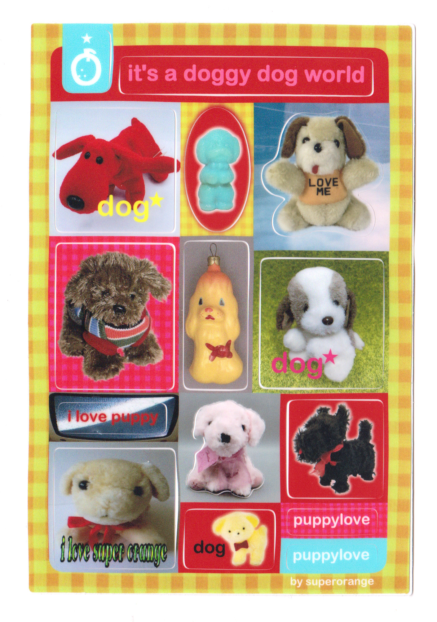 doggy dog world sticker sheet