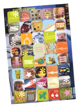 apple2orange sticker sheet