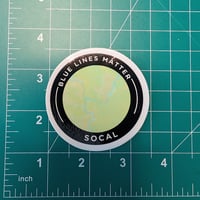 Image 2 of FREE Blue Lines Matter SoCal Sticker