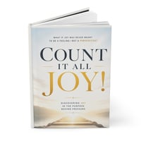Image 1 of Count It All Joy! Hardcover Journal – Inspirational Gratitude Journal