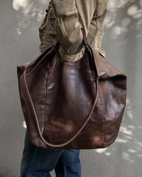 Image 4 of BROWN LEATHER TOTE