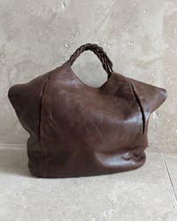 Image 8 of BROWN LEATHER TOTE