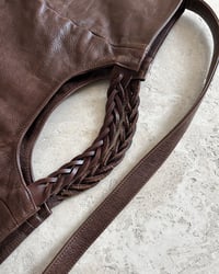 Image 12 of BROWN LEATHER TOTE