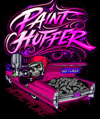 "JUST FLAKED" T SHIRT - MAGENTA