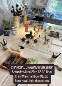 Image 1 of June Workshop - Charcoal Drawing 