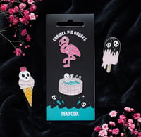 Image 3 of Goth Summer Enamel Pins
