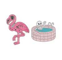Image 4 of Goth Summer Enamel Pins