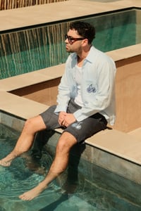 Image 4 of Navy Shorts SS26
