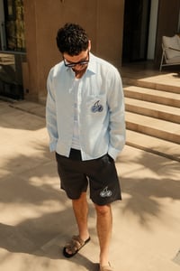Image 2 of Navy Shorts SS26
