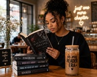 In My Reader Era™ 20oz Glass Tumbler