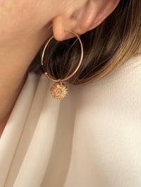 Mono boucle RESILIENCE avec zircons