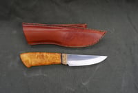 Image 2 of Bushcraft Knife Handmade Huntsman British Birch Burl