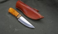 Image 4 of Bushcraft Knife Handmade Huntsman British Birch Burl