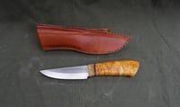 Image 5 of Bushcraft Knife Handmade Huntsman British Birch Burl