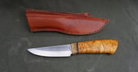 Image 6 of Bushcraft Knife Handmade Huntsman British Birch Burl