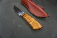 Image 8 of Bushcraft Knife Handmade Huntsman British Birch Burl