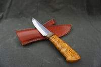 Image 9 of Bushcraft Knife Handmade Huntsman British Birch Burl