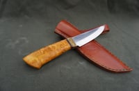 Image 10 of Bushcraft Knife Handmade Huntsman British Birch Burl