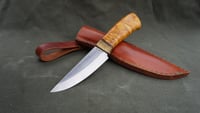 Image 14 of Bushcraft Knife Handmade Huntsman British Birch Burl