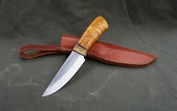 Image 18 of Bushcraft Knife Handmade Huntsman British Birch Burl