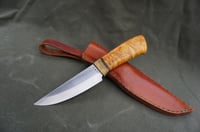 Image 22 of Bushcraft Knife Handmade Huntsman British Birch Burl