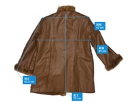 Image 7 of Vintage Leather and Mink Fur Coat