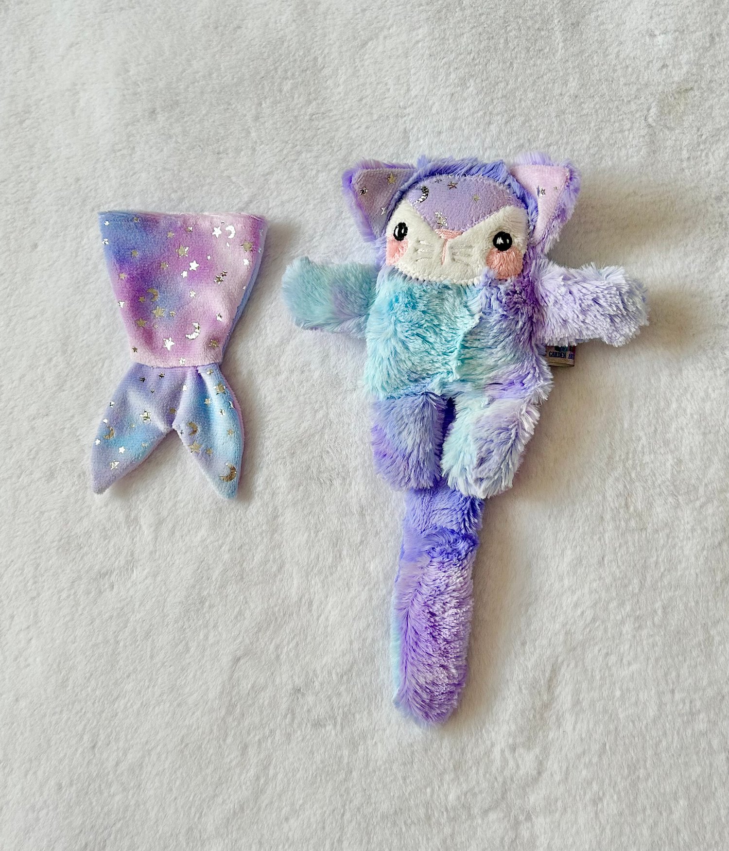Image of OOAK Galaxia the Baby Purrmaid (11 inches)