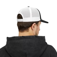 Image 4 of USA Flag 'I Like Big Cream' Snapback Trucker Cap