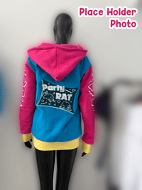 Image 2 of Party Rat Double Layered Zipper Embroidered Jacket 