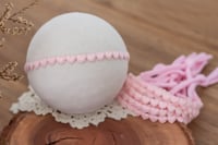 Image 2 of Heart Lace Tieback - Pink